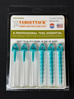 1-Inch and 3-Inch Variety 12-Pack of TargetTacks® Teal