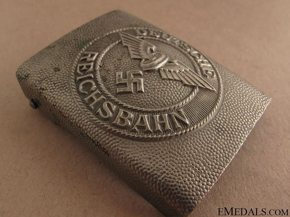 1935 Railway Police Em Buckle