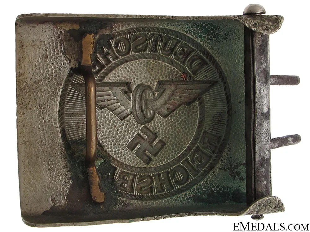 1935 Railway Police Em Buckle