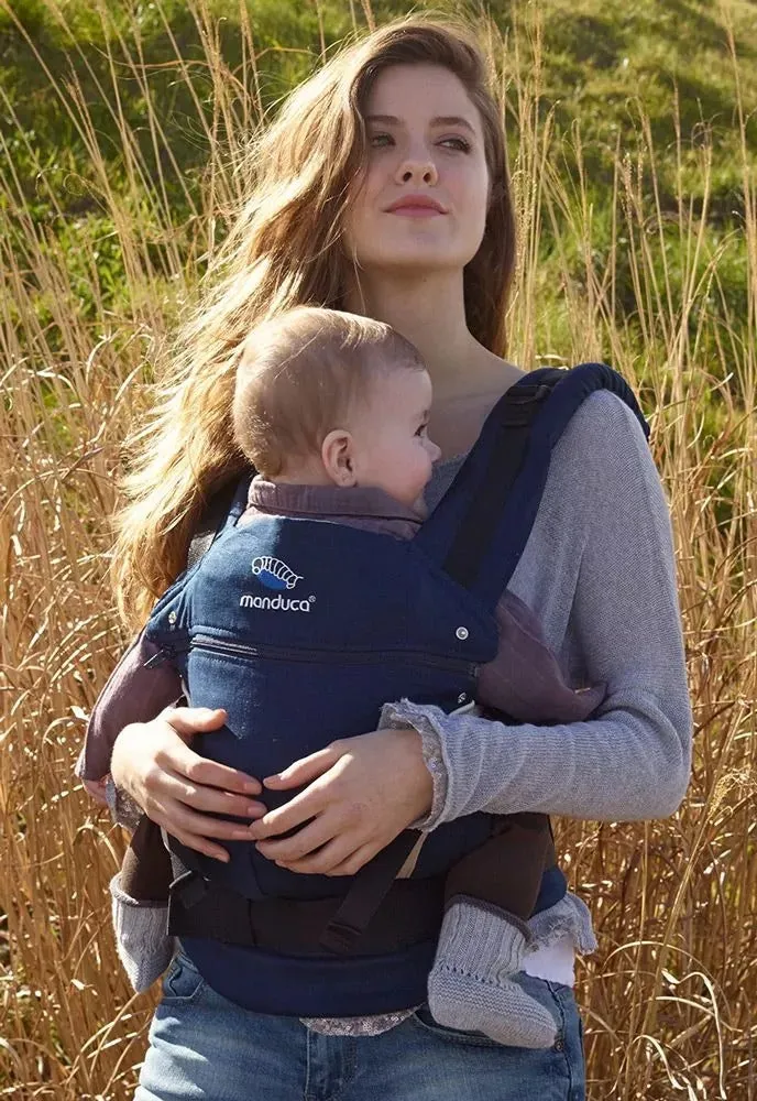 [3 Years Local Warranty] Manduca First HempCotton Baby Carrier - Navy