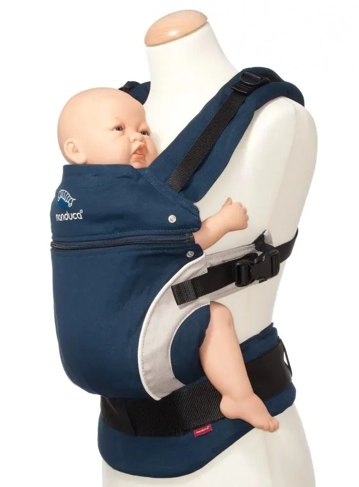 [3 Years Local Warranty] Manduca First HempCotton Baby Carrier - Navy