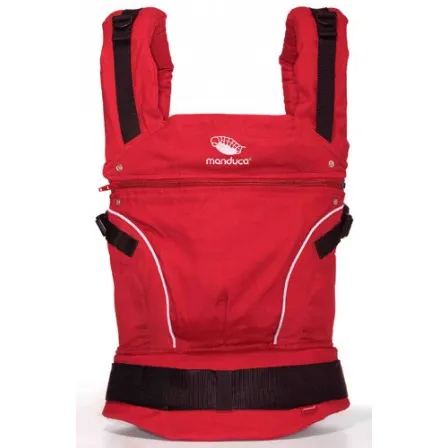 [3 Years Local Warranty] Manduca Pure Cotton Baby Carrier - Chili Red