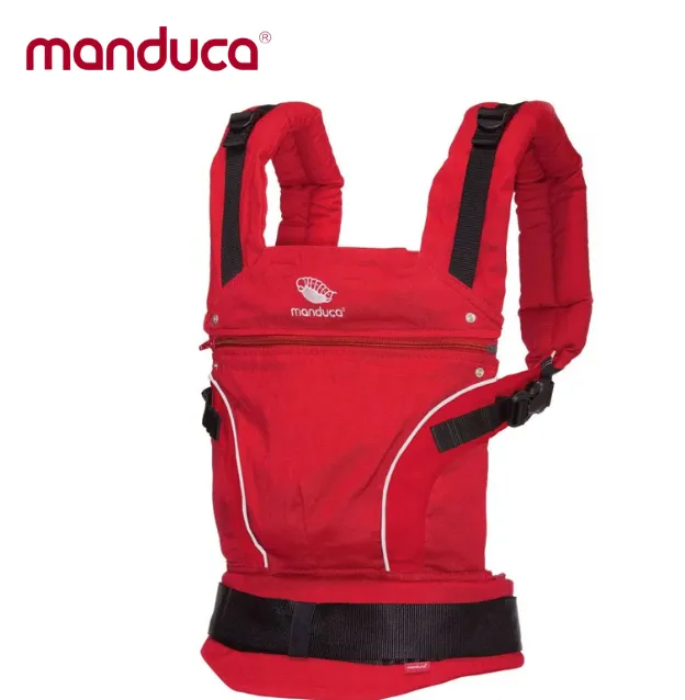 [3 Years Local Warranty] Manduca Pure Cotton Baby Carrier - Chili Red