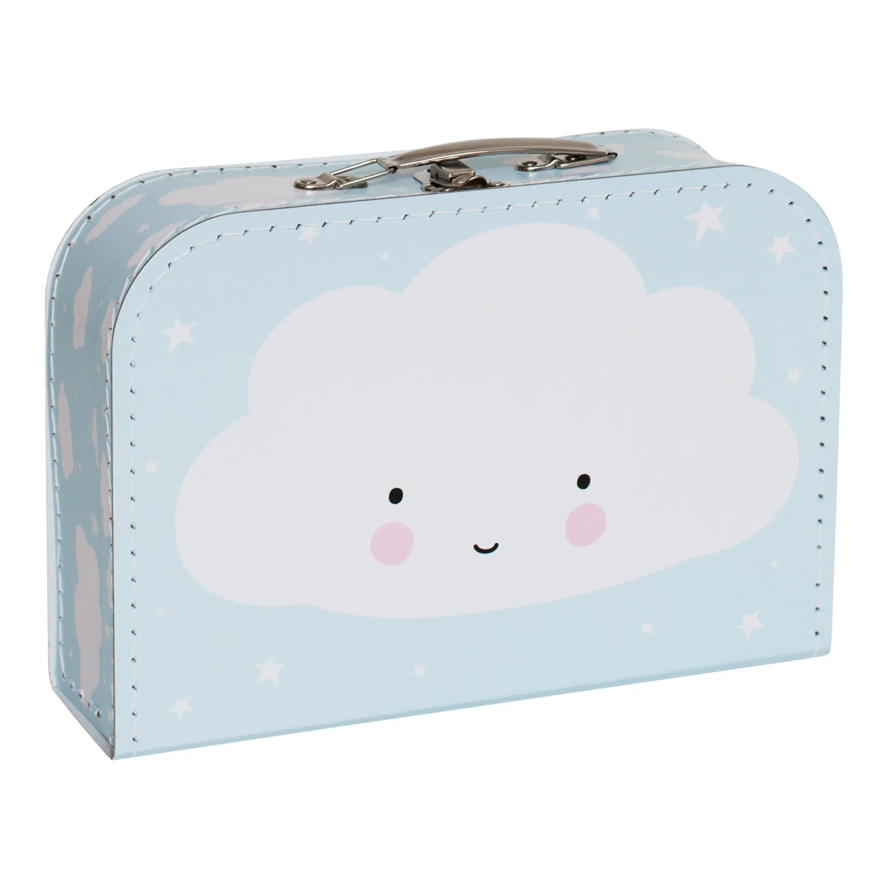 A Little Lovely Company Suitcase Cloud Blue