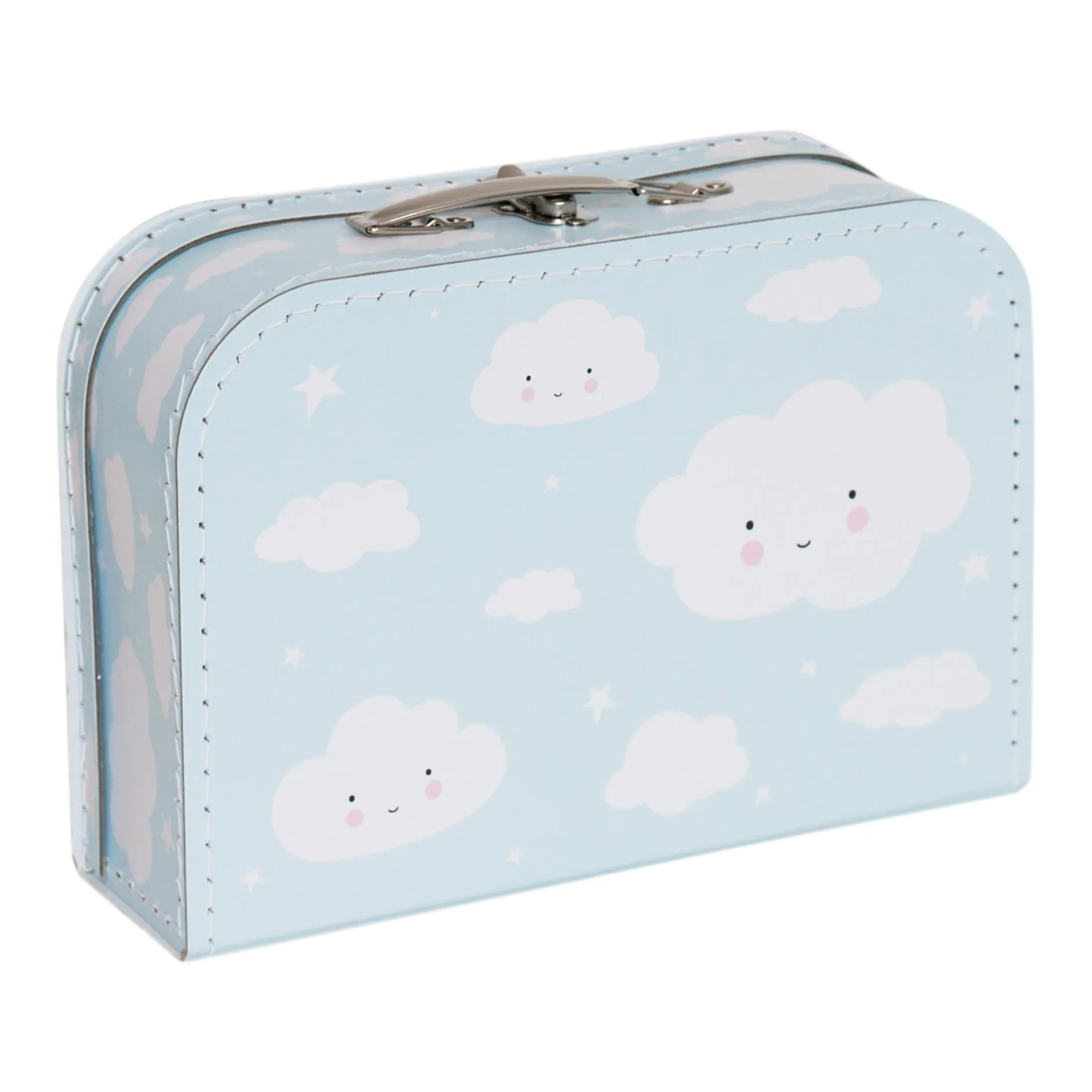 A Little Lovely Company Suitcase Cloud Blue