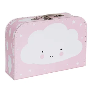 A Little Lovely Company Suitcase Cloud Pink