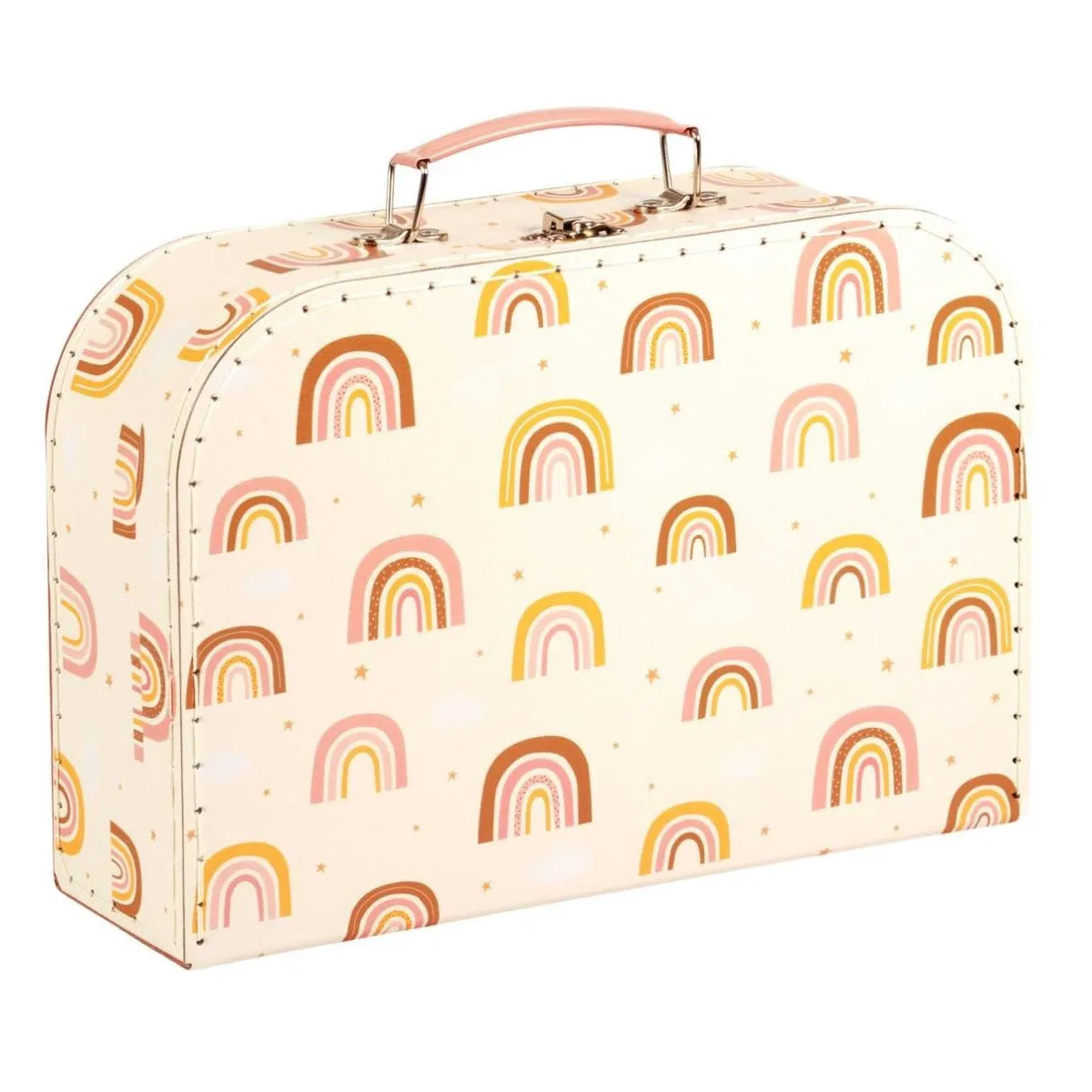 A Little Lovely Company Suitcase Set: Rainbows