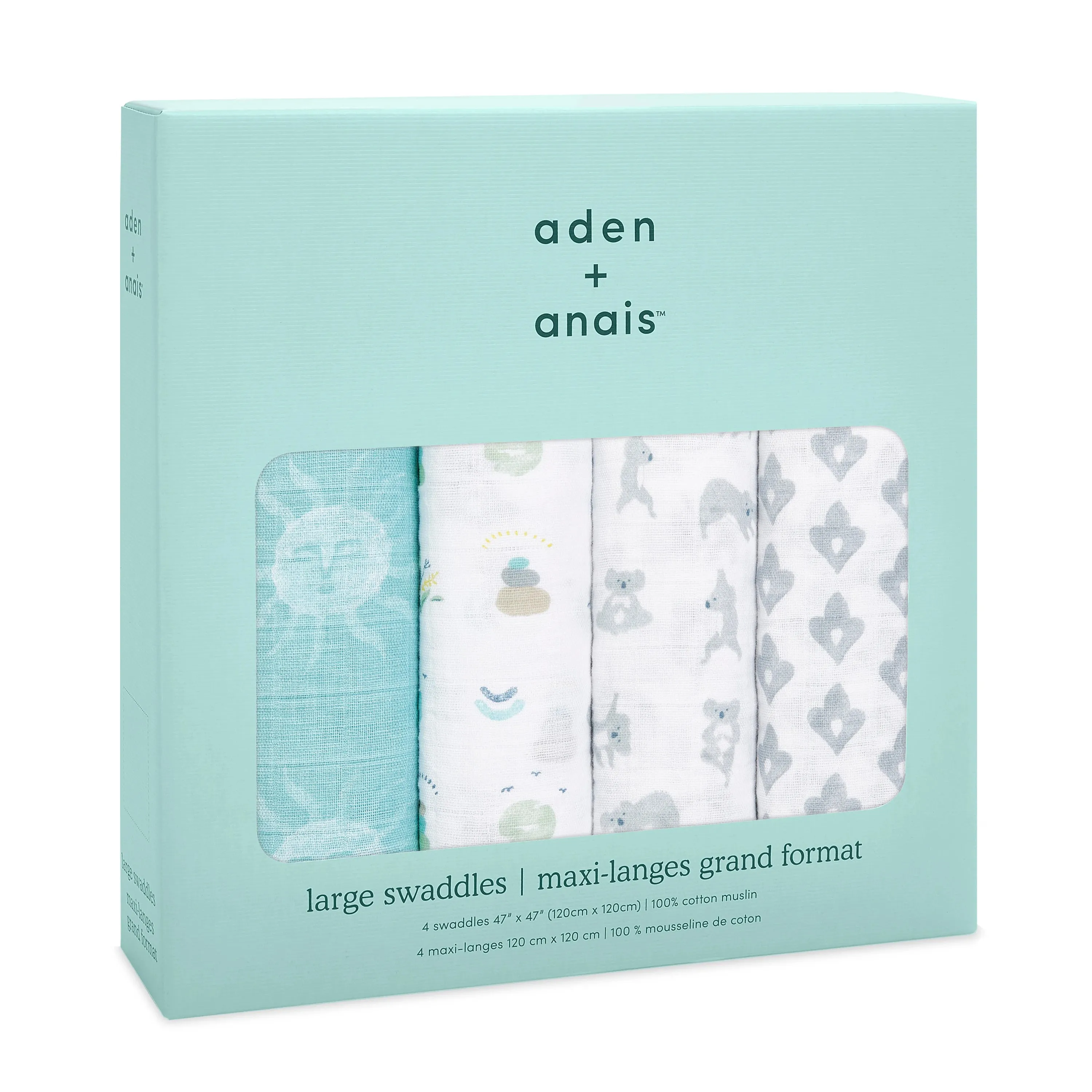 Aden   Anais Classic Muslin Swaddles (4-Pack)