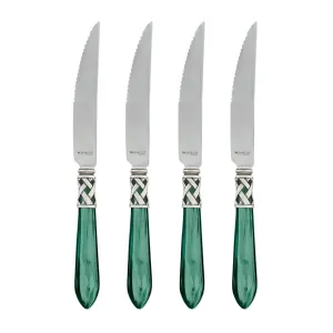 Aladdin Antique Green Steak Knives (Set of 4)