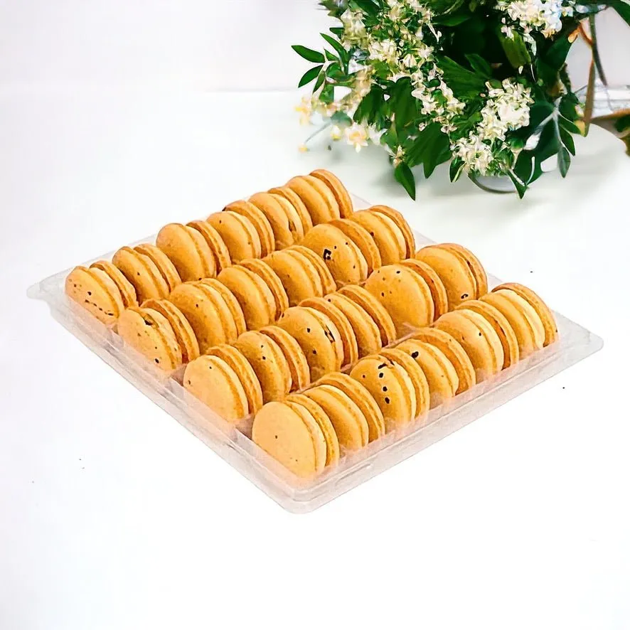 All Natural Thai Tea Vegan French Macarons | Available in 24 & 48 Pack