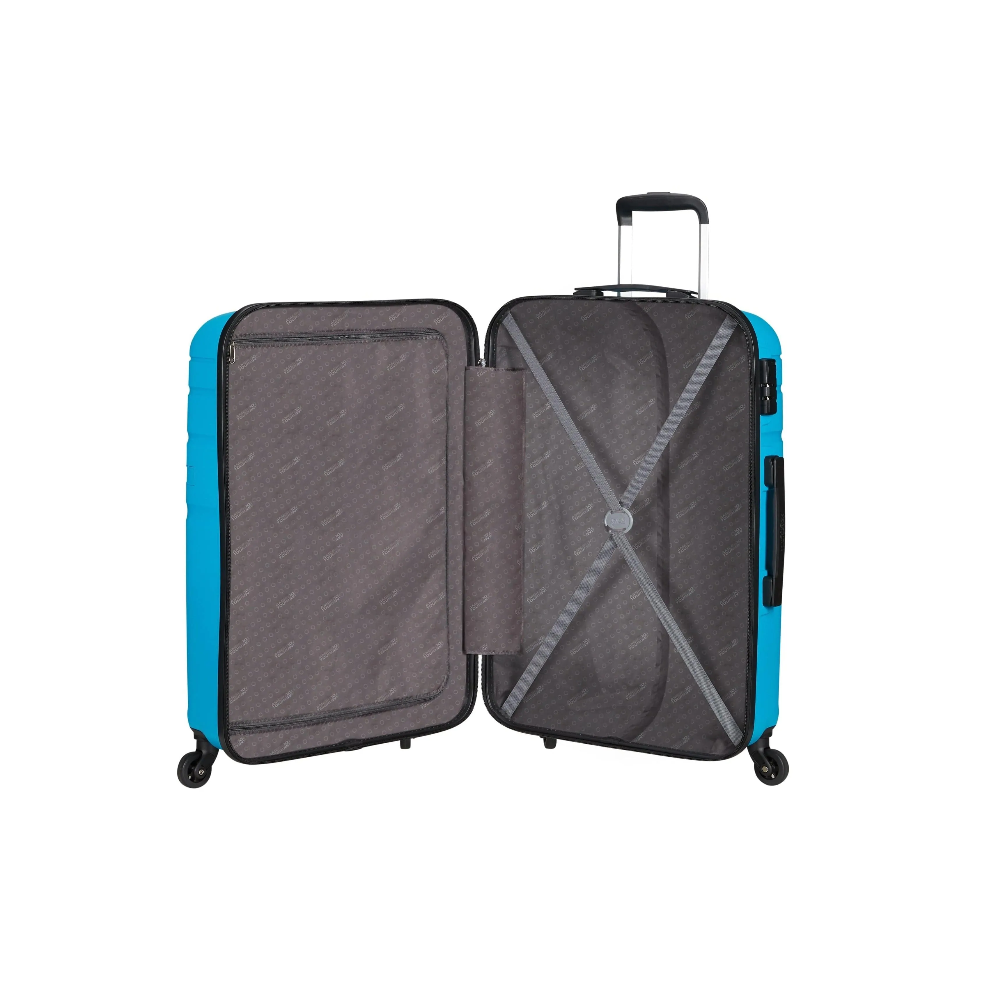 American Tourister Upland Spinner Suitcase 68cm Light Blue