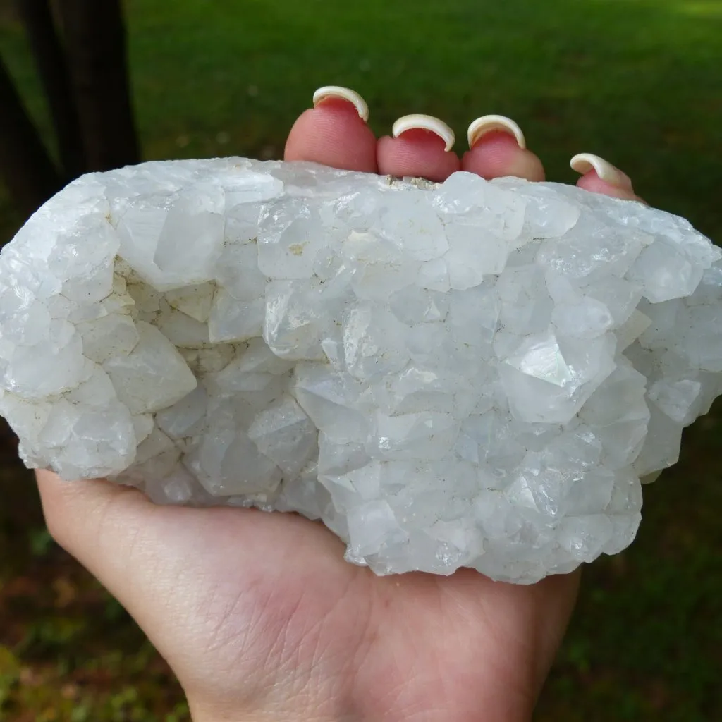 Anandalite Cluster, Natural Aurora Quartz Cluster