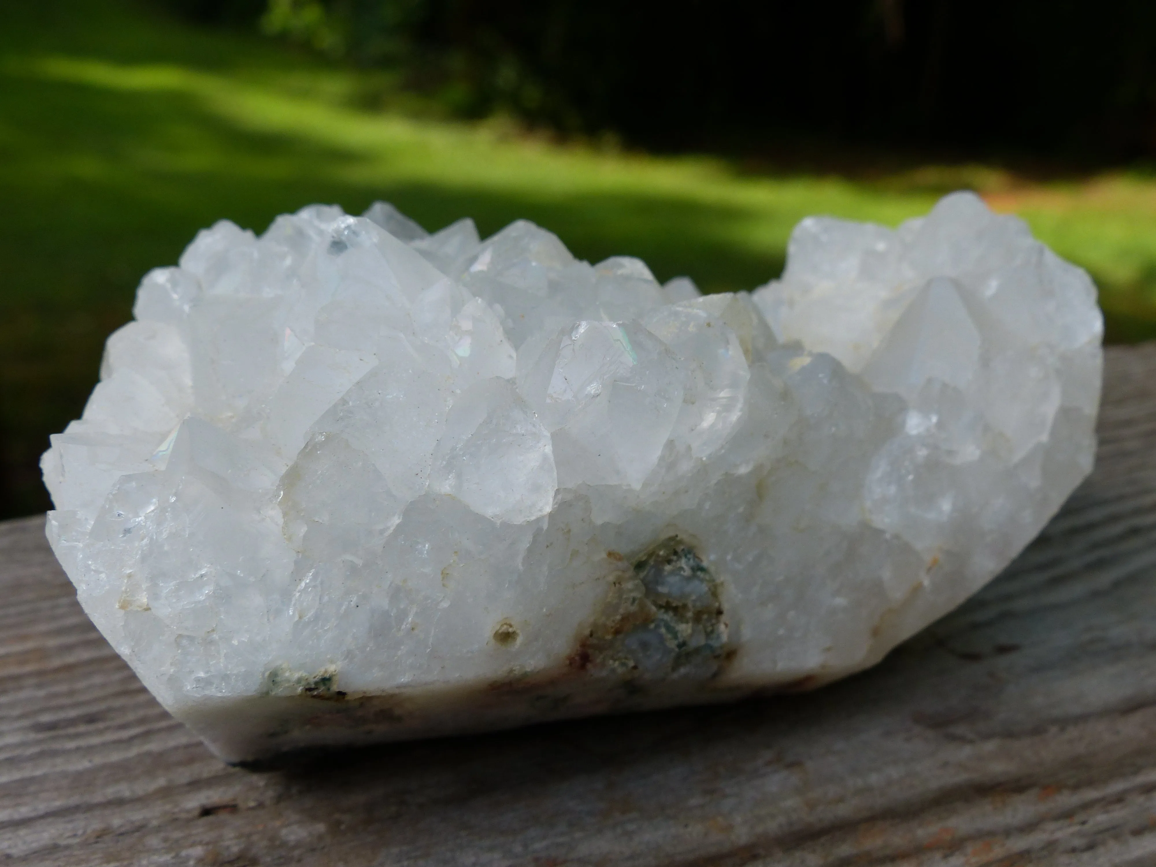 Anandalite Cluster, Natural Aurora Quartz Cluster