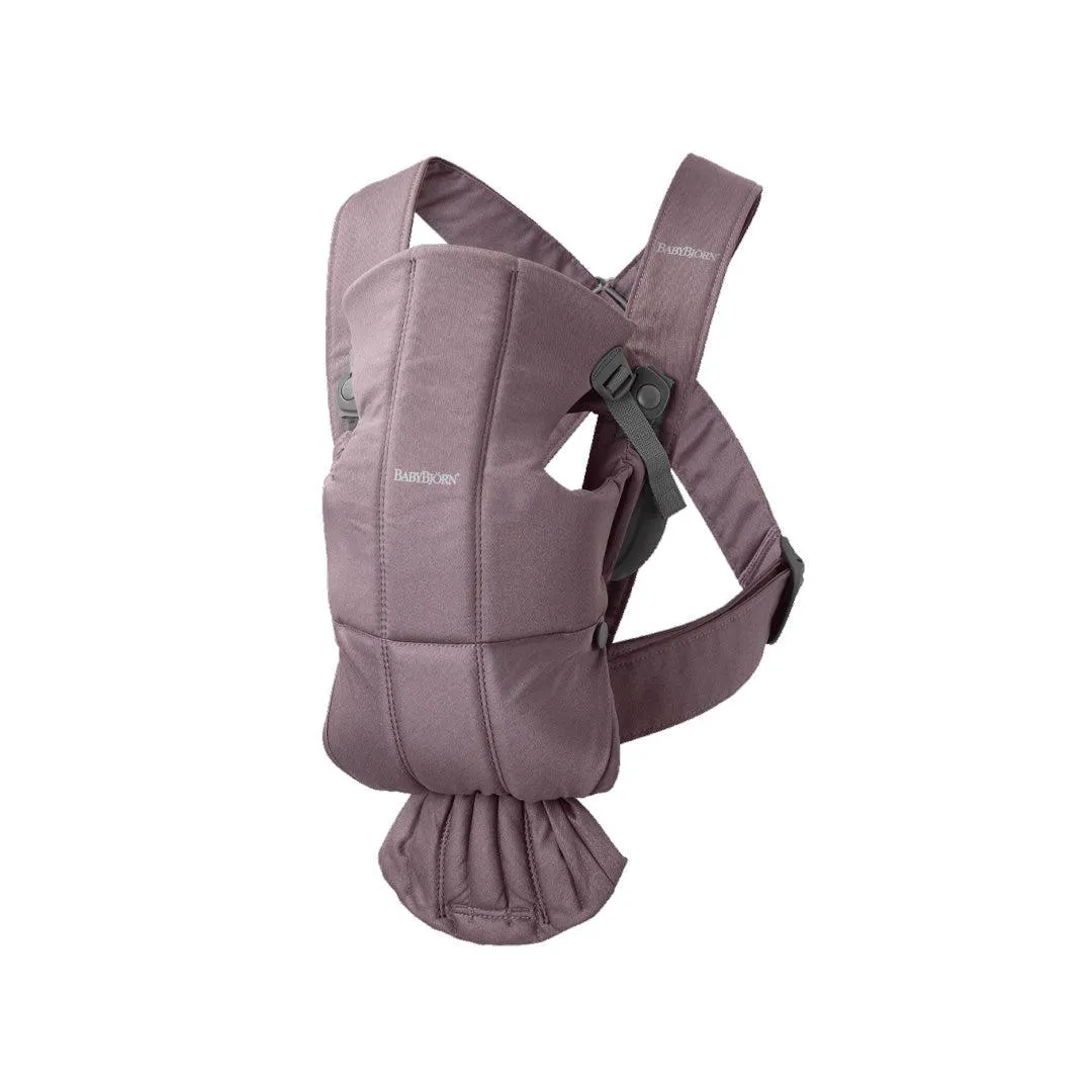 BabyBjörn Mini Cotton Baby Carrier - Dark Purple