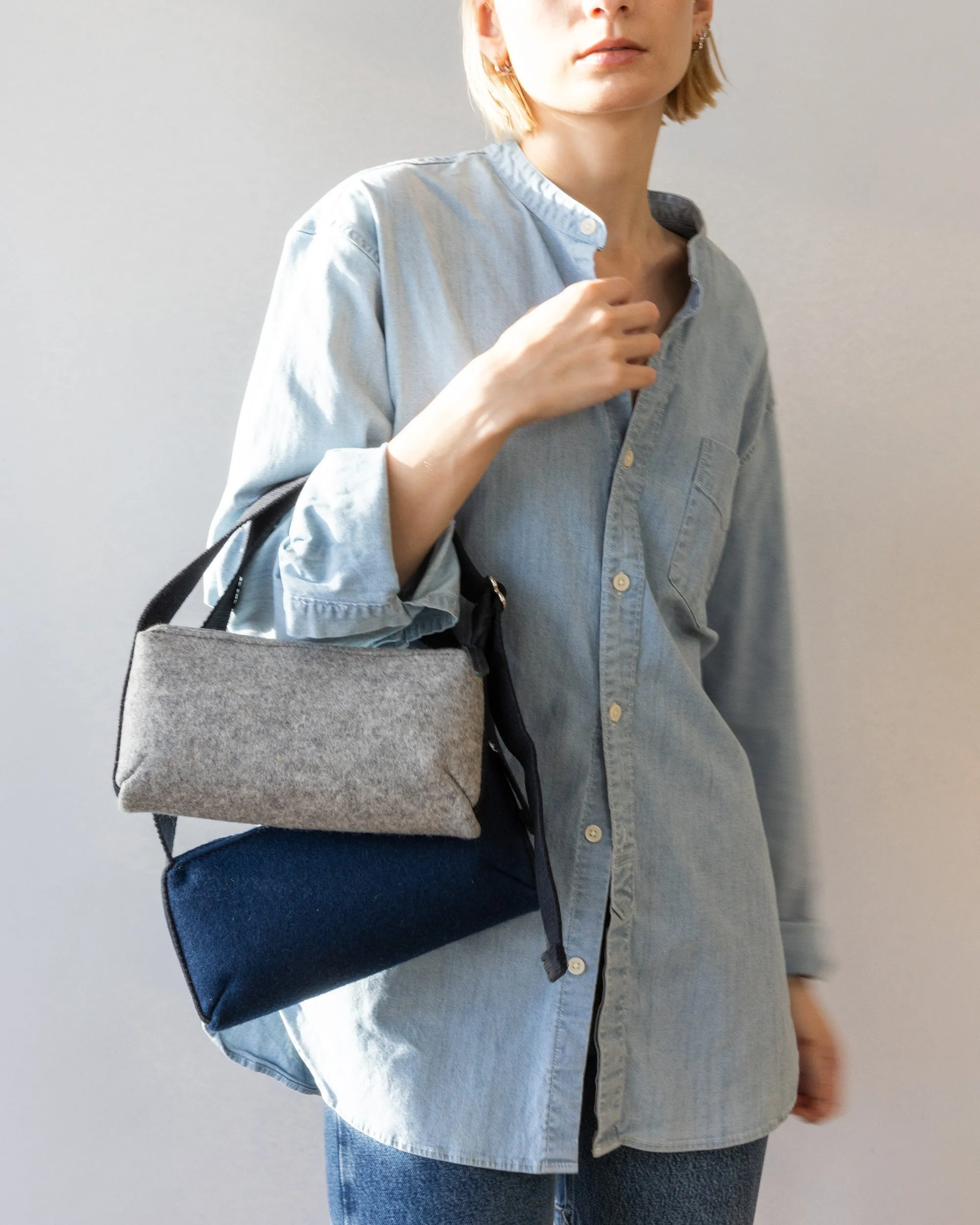 Campus Merino Wool Shoulder Bag