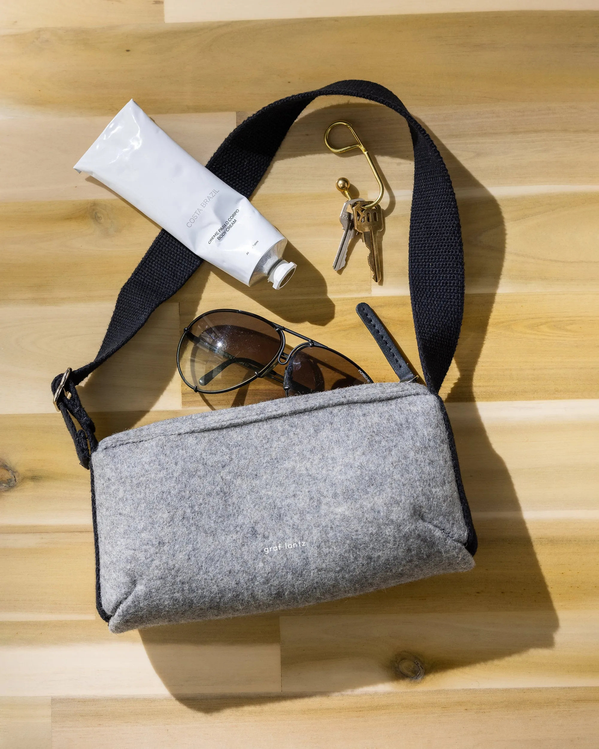 Campus Merino Wool Shoulder Bag