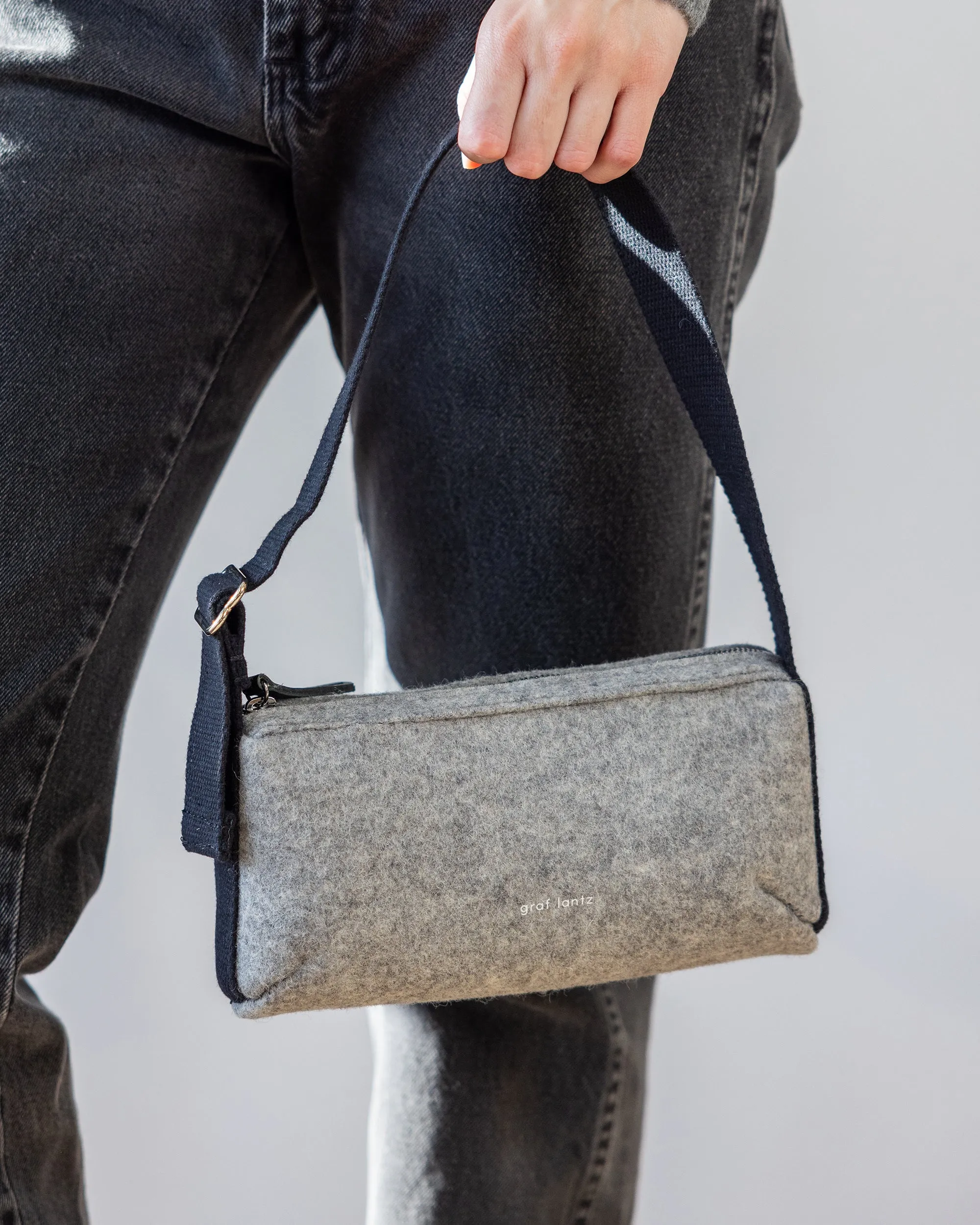 Campus Merino Wool Shoulder Bag