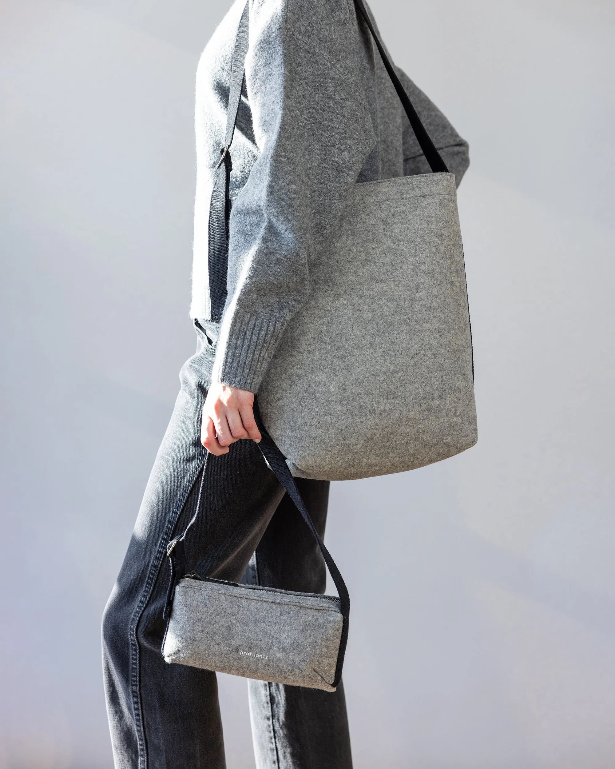 Campus Merino Wool Shoulder Bag