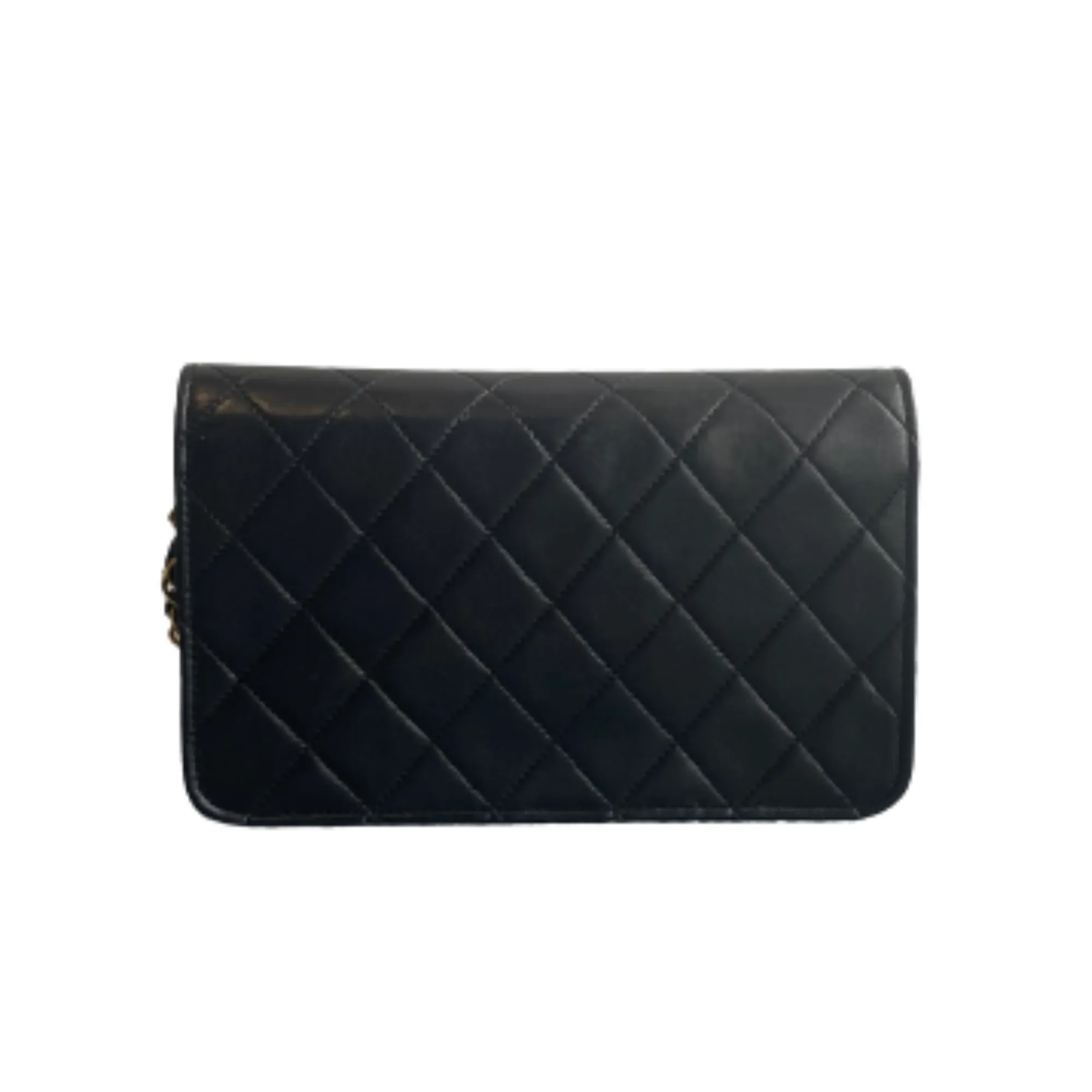 Chanel Black Leather Flap bag shoulder bag