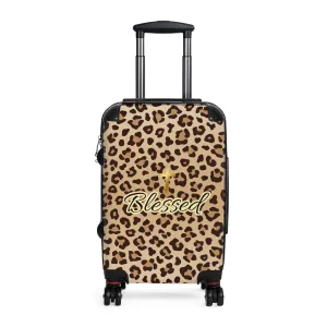 Cheetah Blessed Suitcase