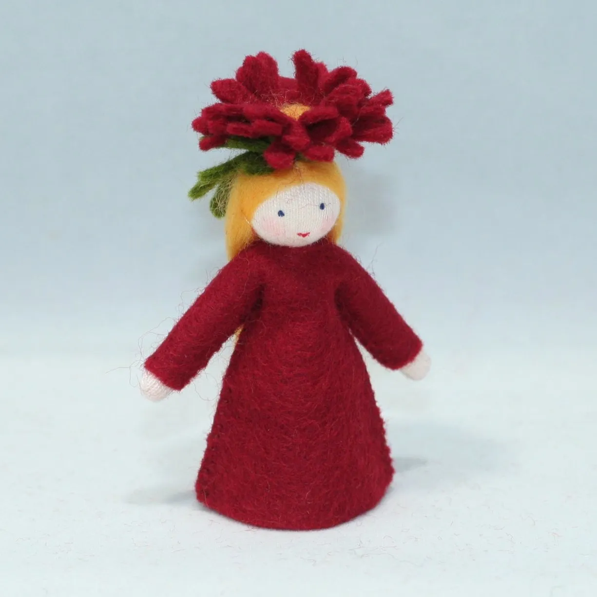 Chrysanthemum Fairy Felted Waldorf Doll