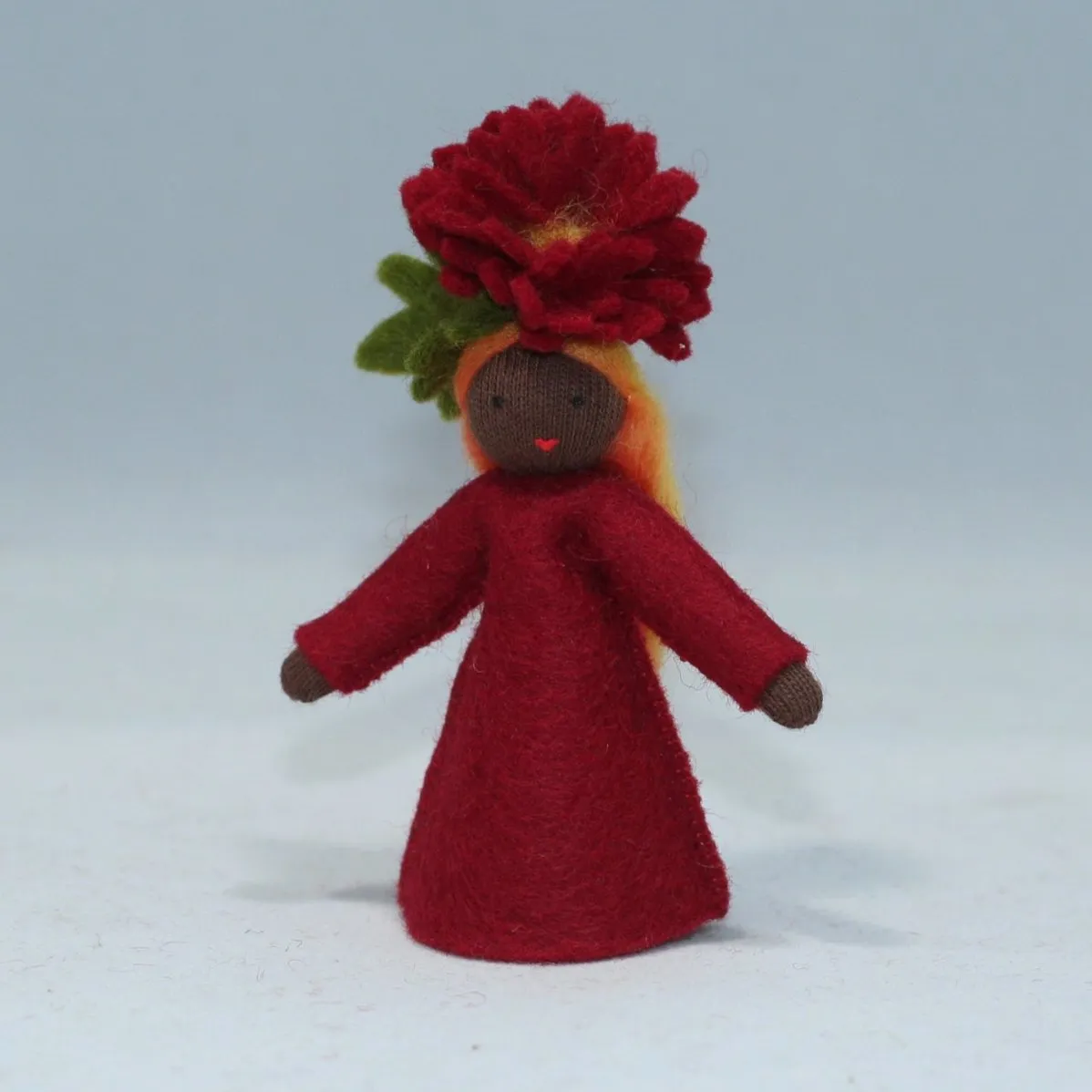 Chrysanthemum Fairy Felted Waldorf Doll