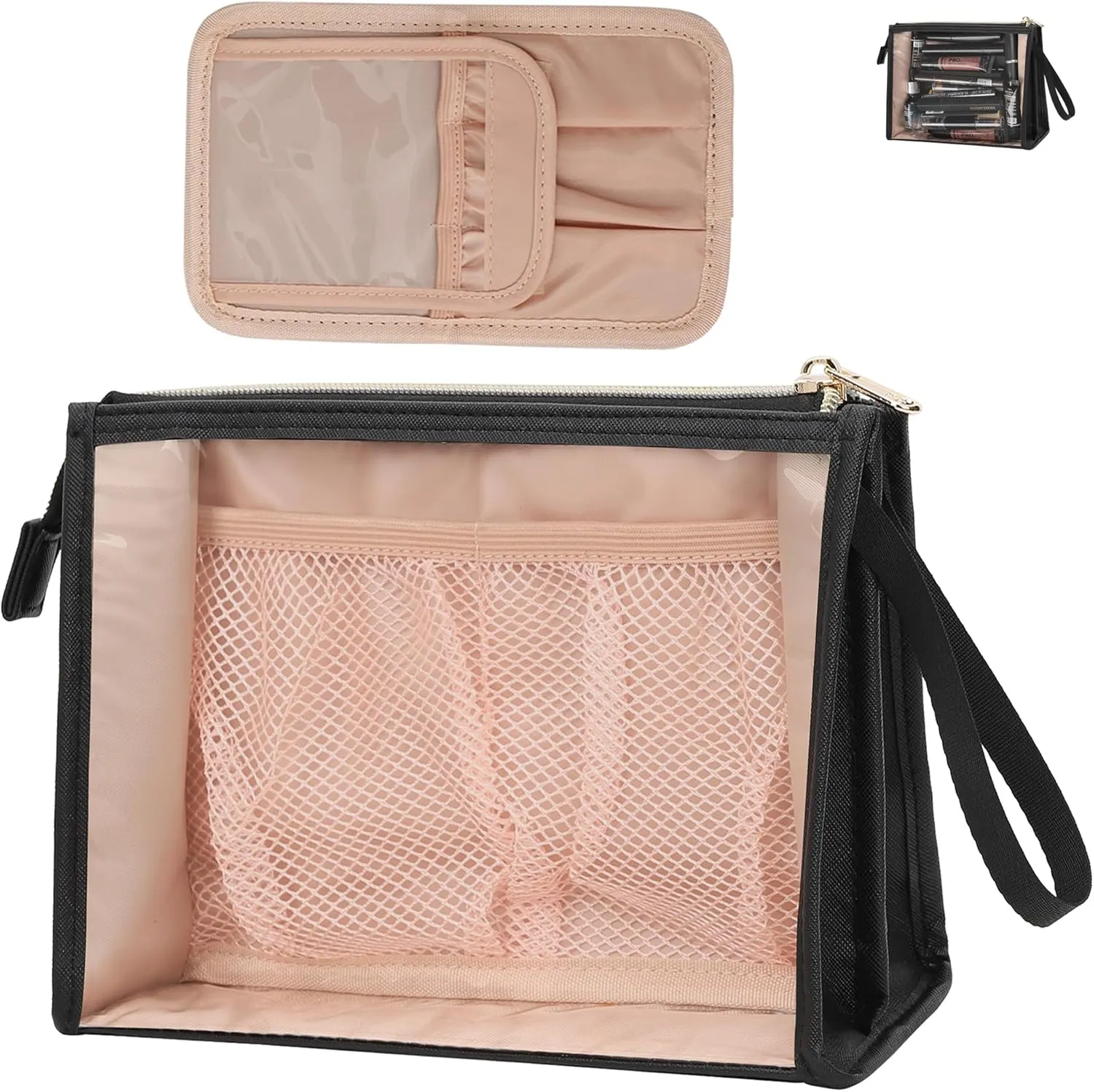 Clear Travel Toiletry Makeup Bag