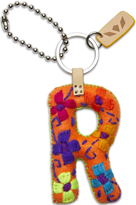 Consuela | Orange Felt Letter Charms