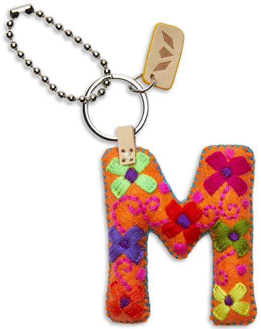 Consuela | Orange Felt Letter Charms