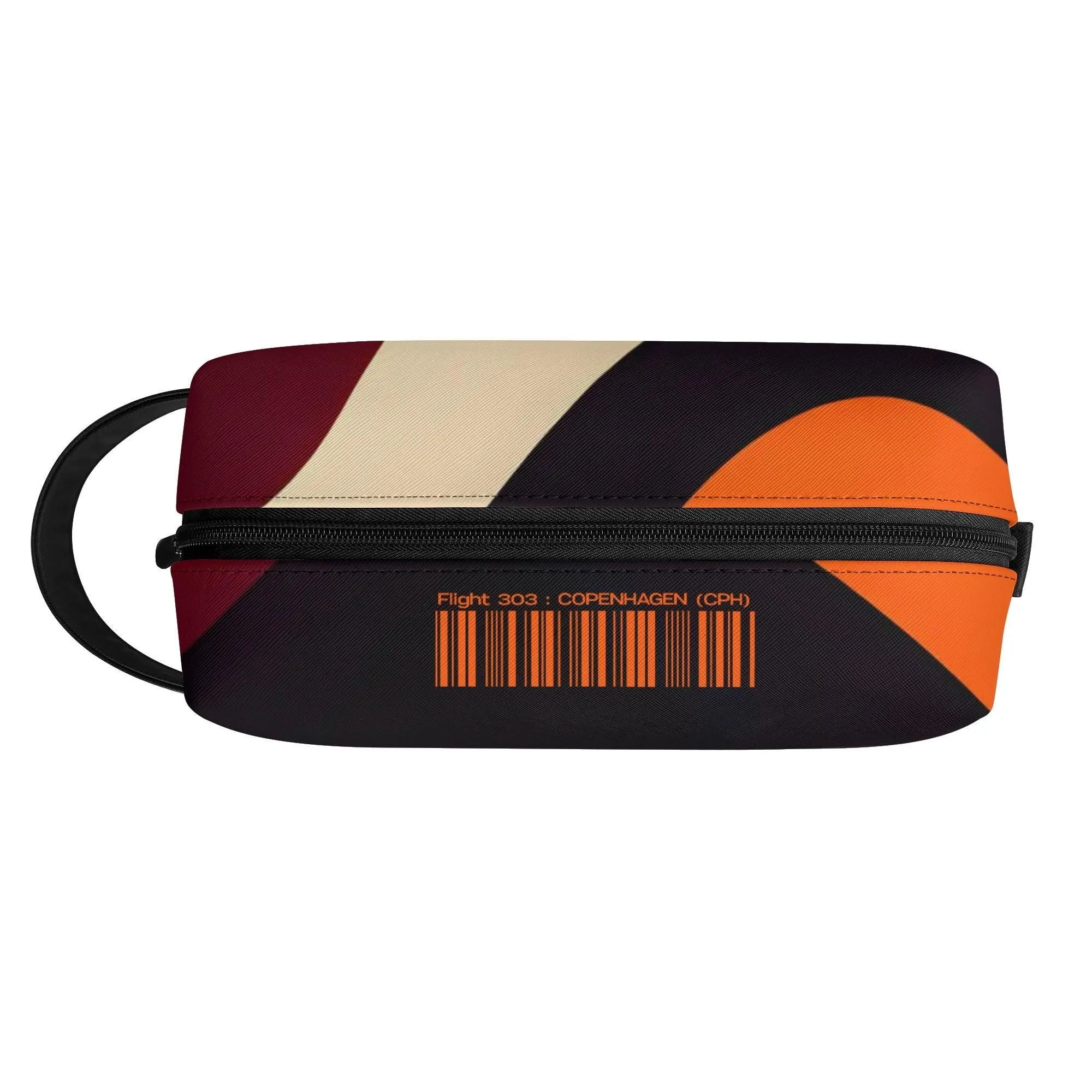 Copenhagen Print Travel Toiletry Bag - Airline Series