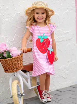 Couture Cutie Strawberry Dress and Purse Set