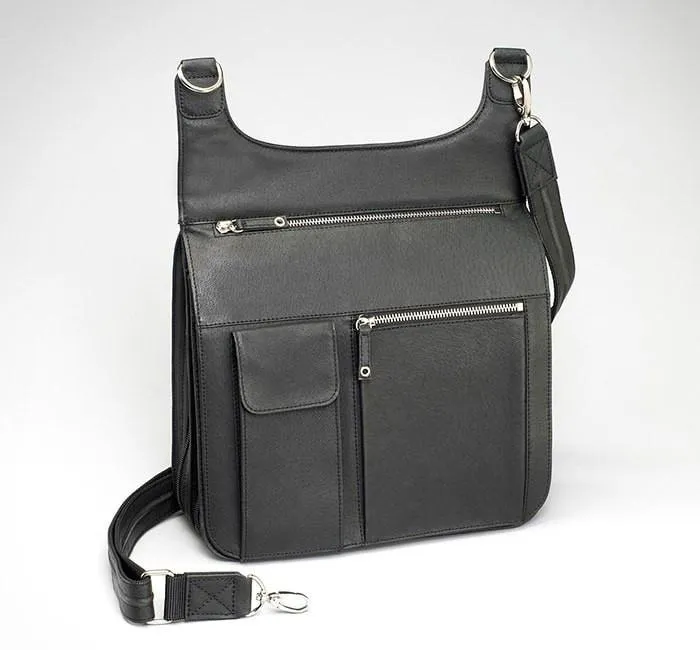 Crossbody Bag, Tumbled Leather