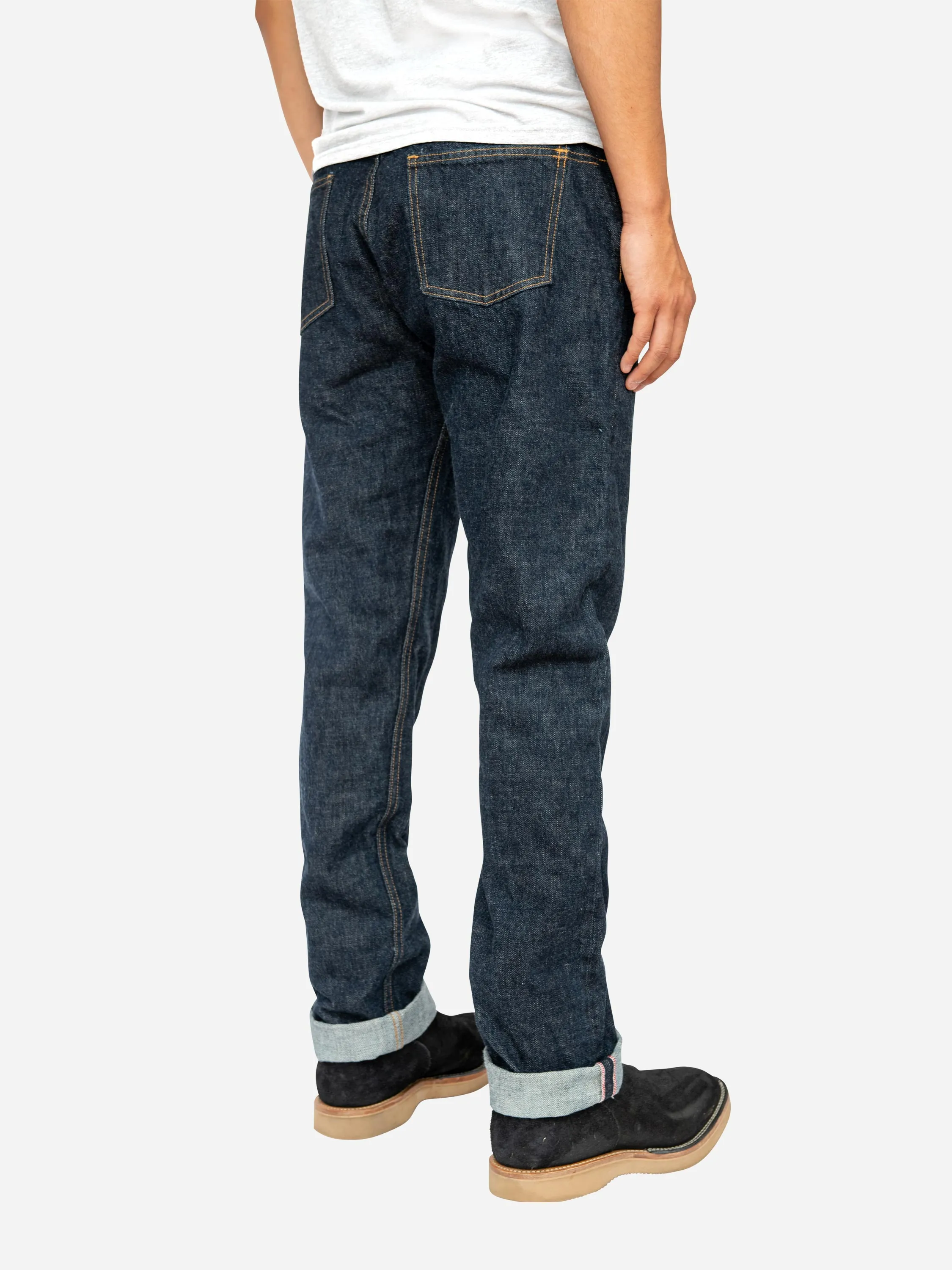 CS-100xk ~ Classic Straight - Rinsed Indigo Kibata