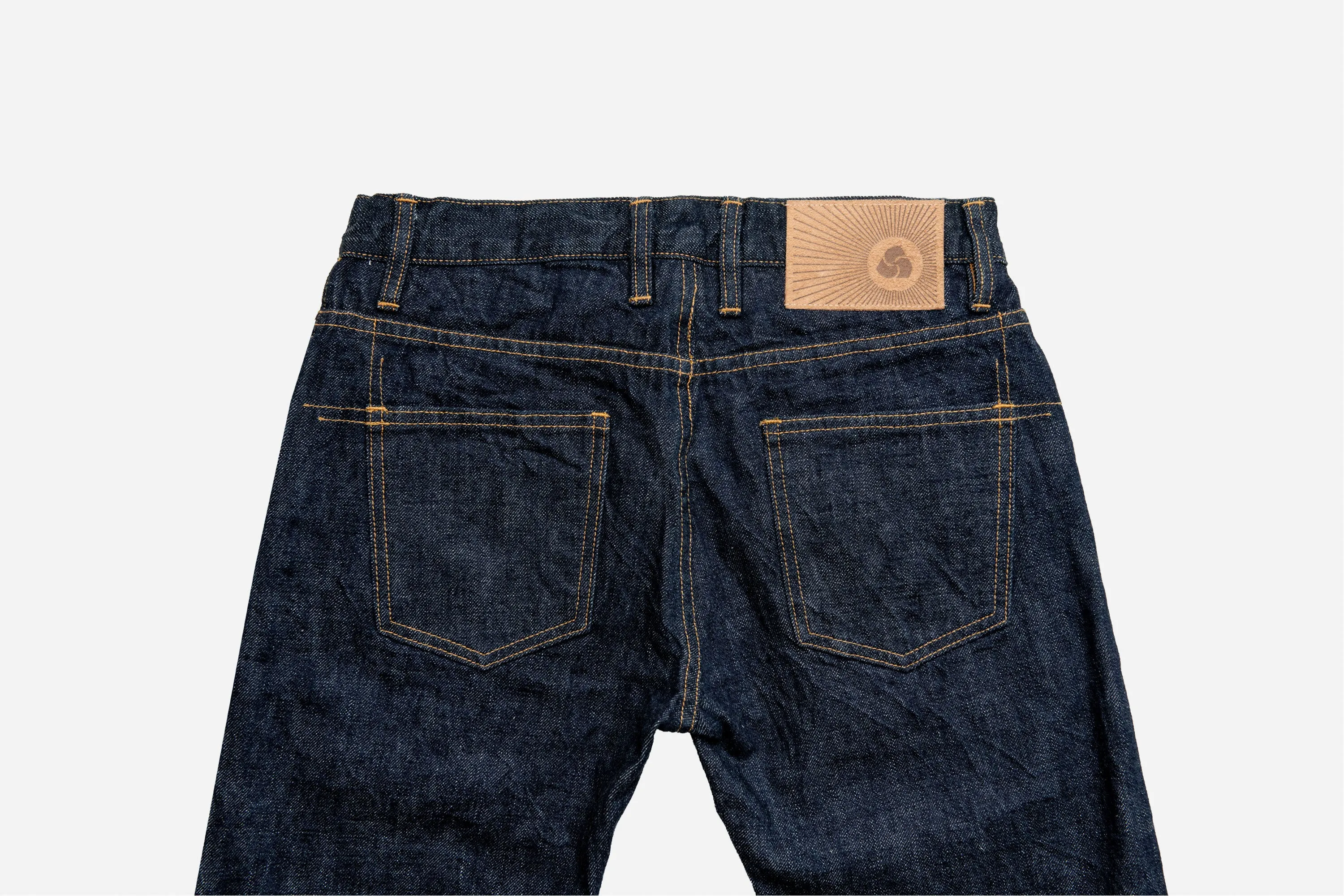 CS-100xk ~ Classic Straight - Rinsed Indigo Kibata