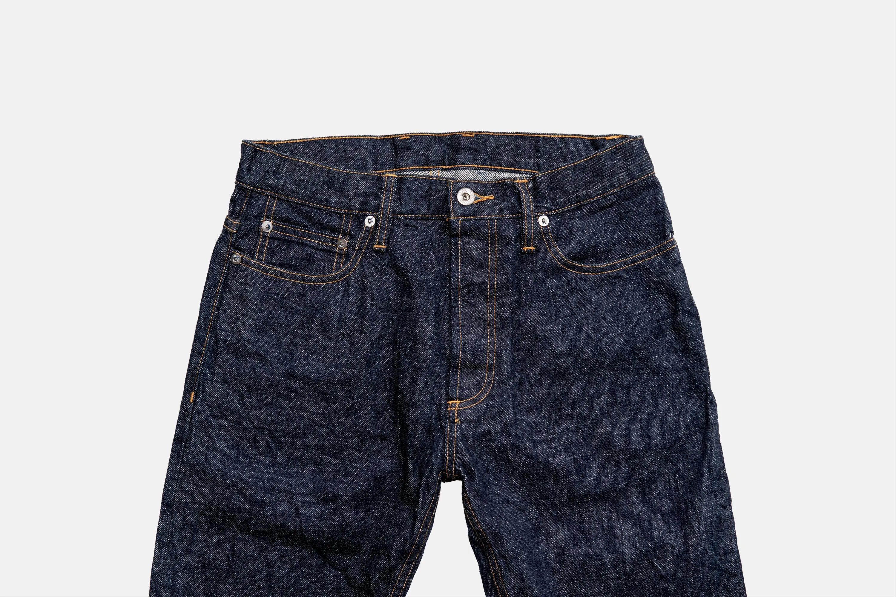 CS-100xk ~ Classic Straight - Rinsed Indigo Kibata