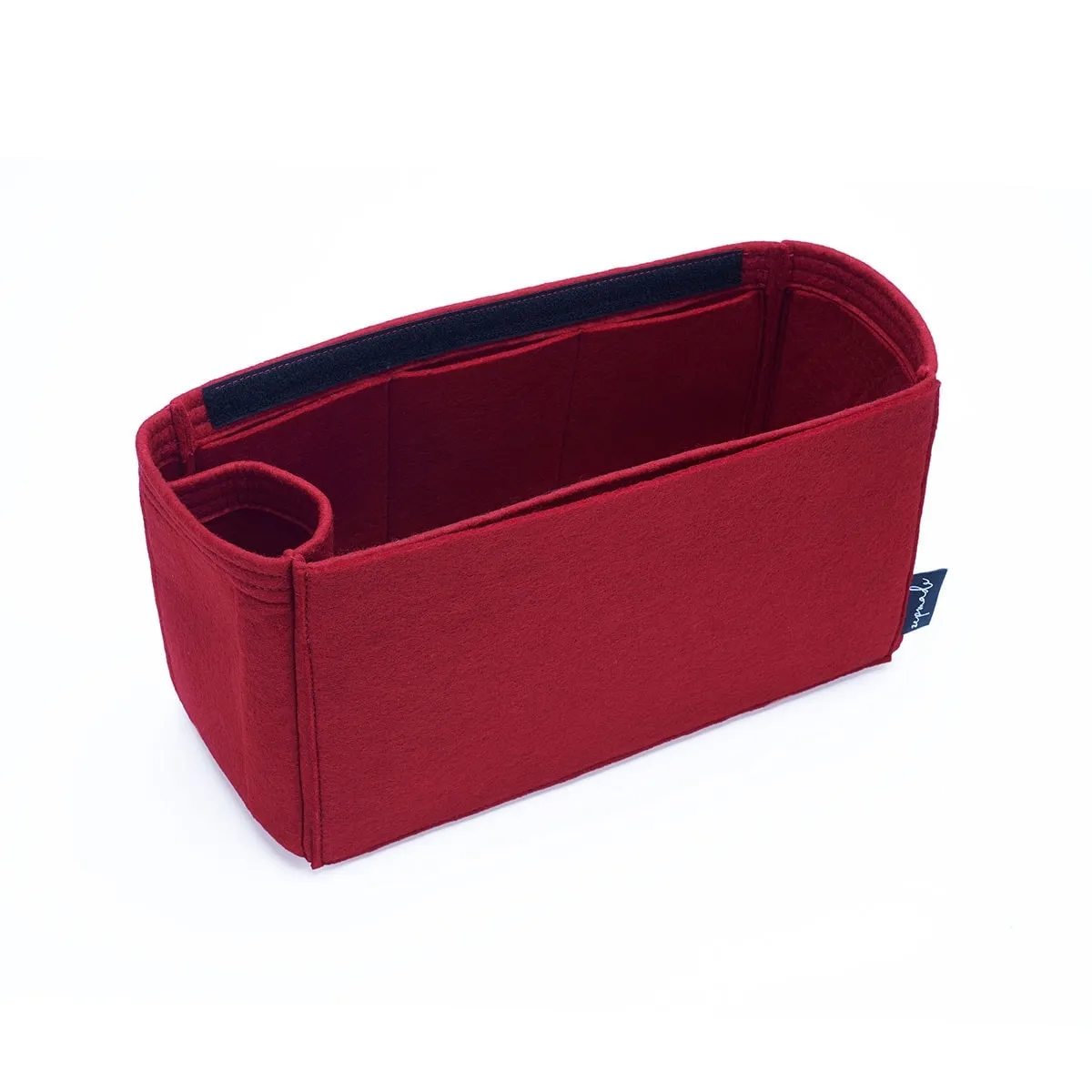 Custom Size Bag Organizer with Zipper Top Closure and Single Bottle Holder