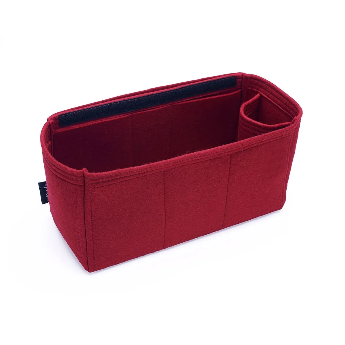 Custom Size Bag Organizer with Zipper Top Closure and Single Bottle Holder