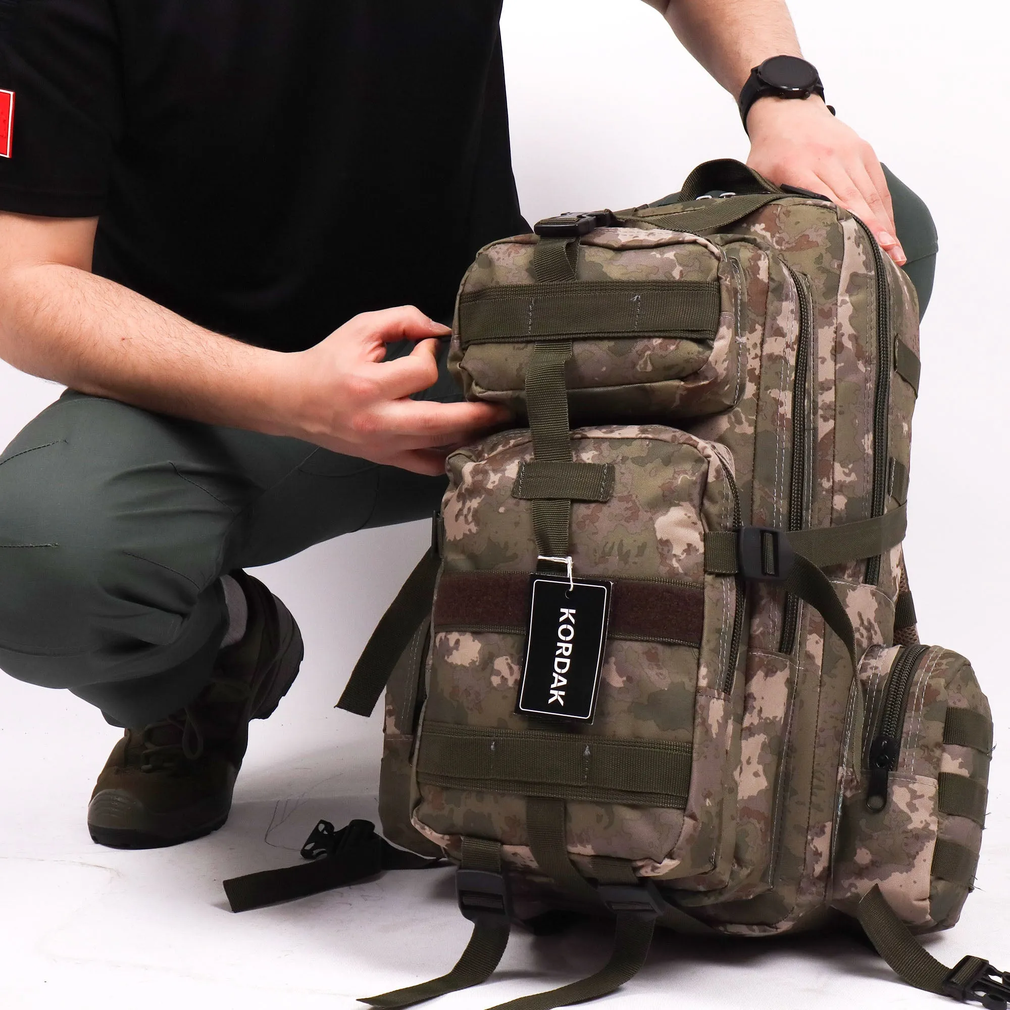 Deserton Camouflage Military Outdoor Backpack - 42 Liters Bag