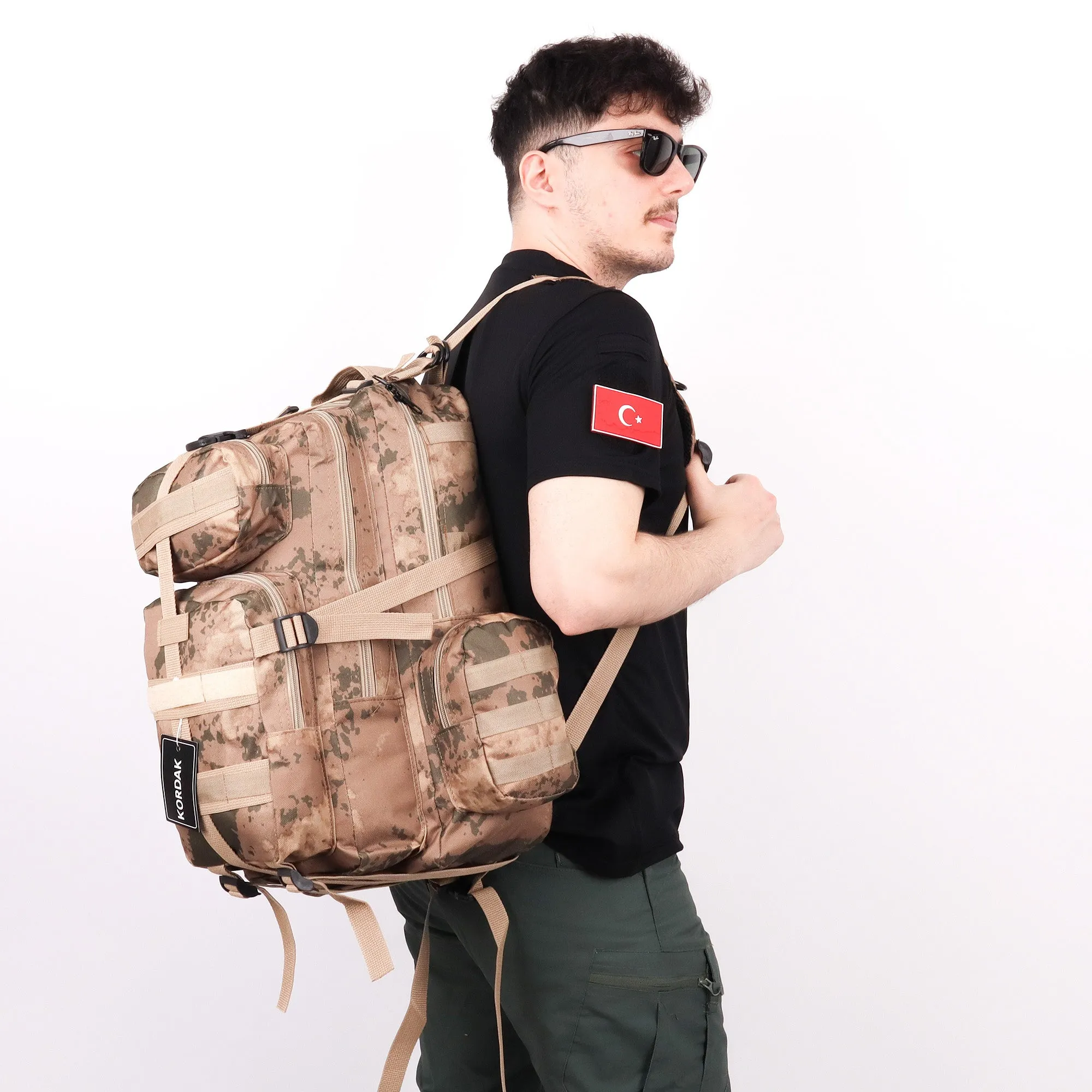 Deserton Camouflage Military Outdoor Backpack - 42 Liters Bag