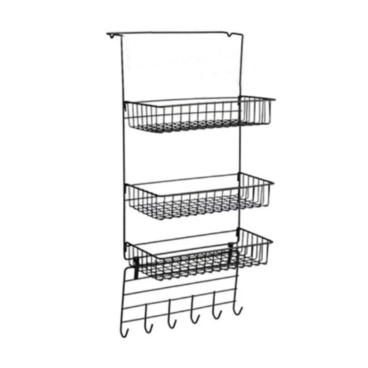 Detachable Refrigerator Broadside Shelf Fridge Hanging Spice Jars Rack Holder