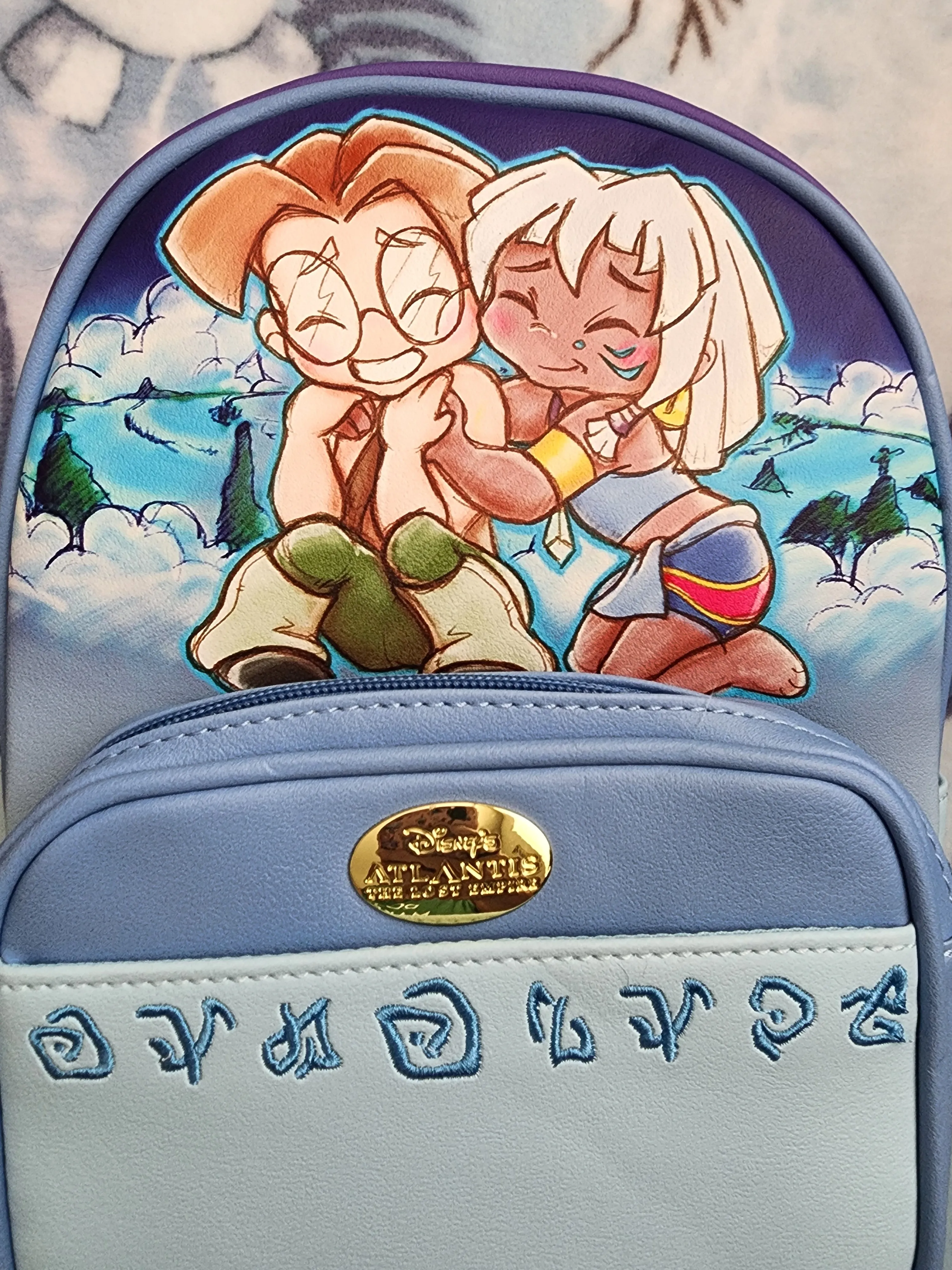 Disney Atlantis Chibi 2 in 1 Backpack