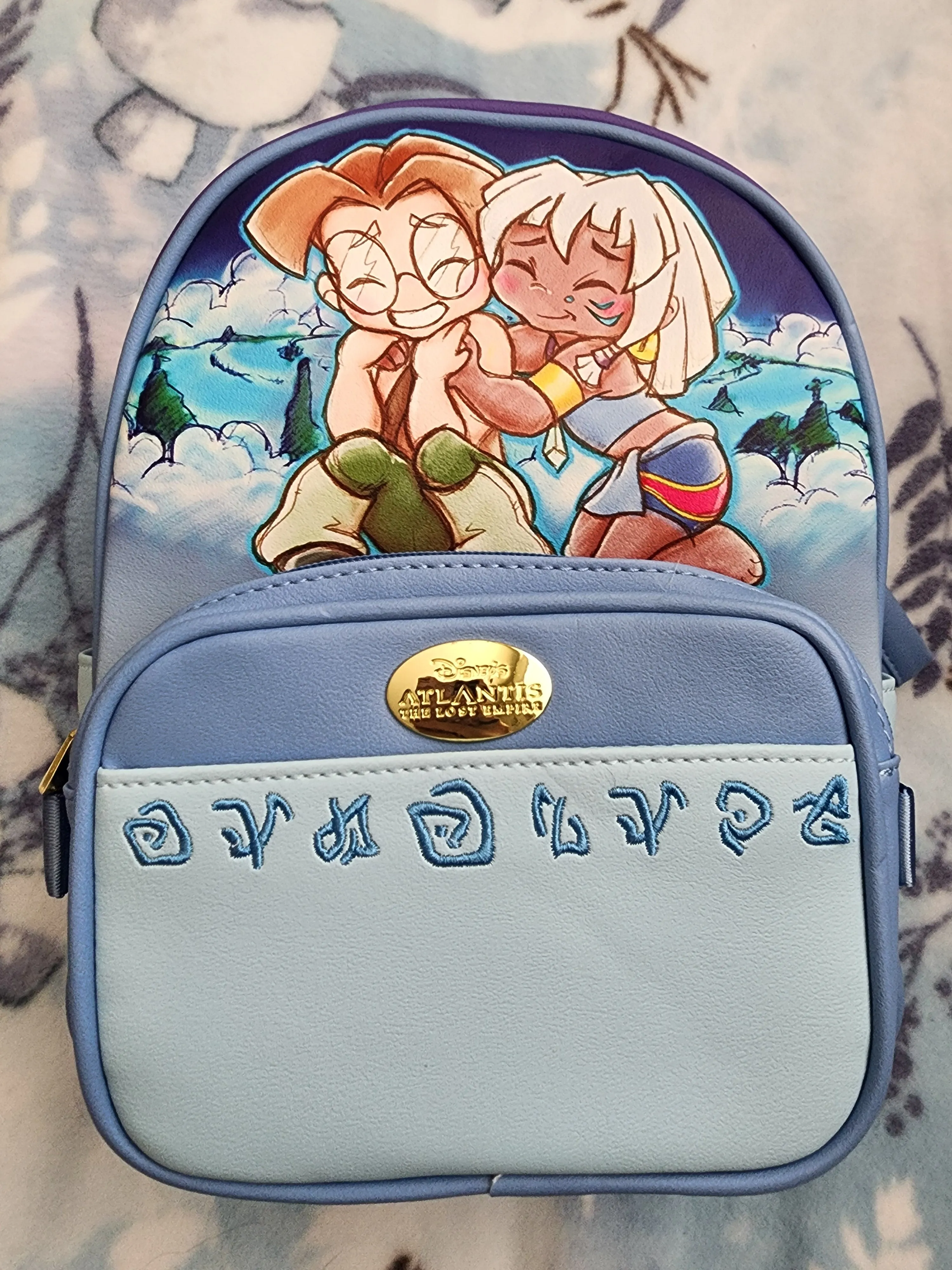 Disney Atlantis Chibi 2 in 1 Backpack