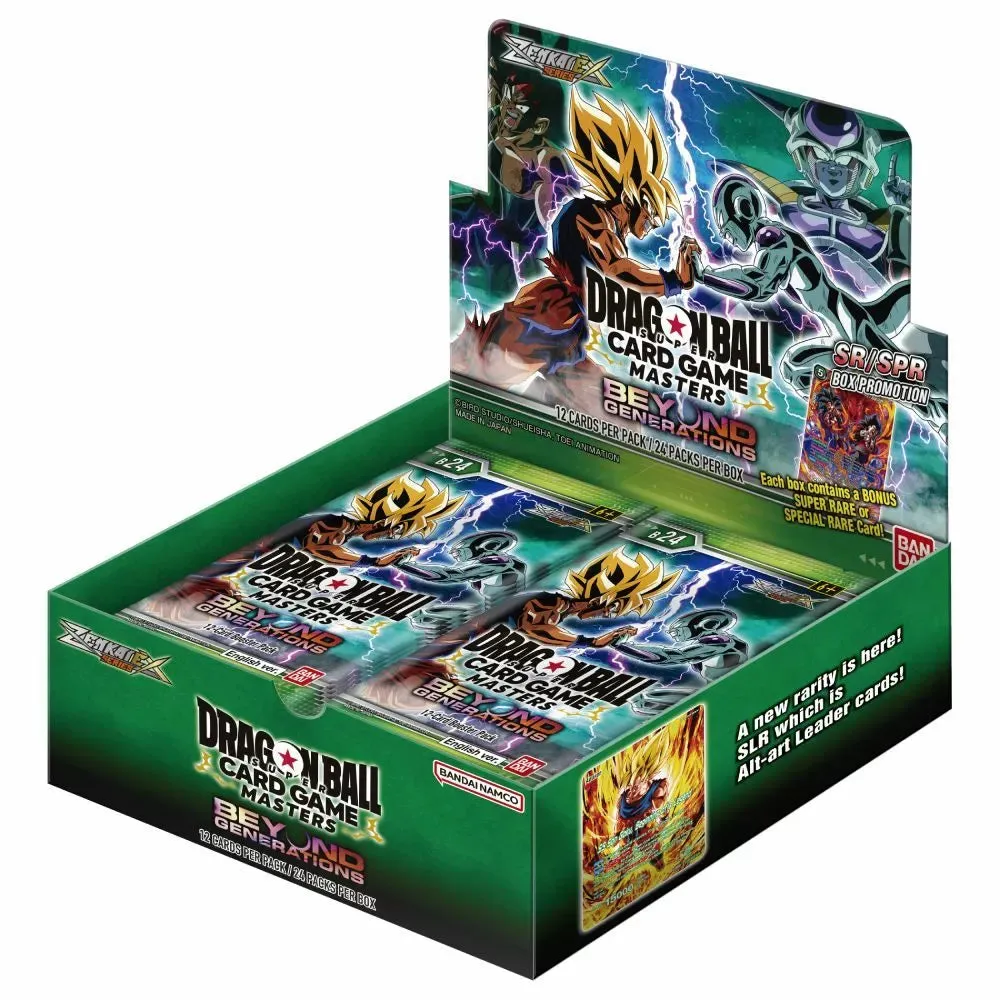 Dragonball Super Card Game Beyond Generations Booster Display