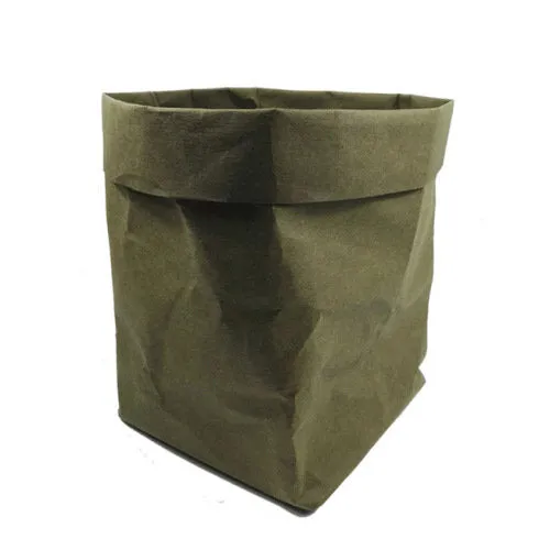 Eco Friendly Flower Pot - Planter - Kraft Flower Pot - Grow Bag - Flower Carrier - Plant Carrier - Flower Bag - Soft - Succulent Planters