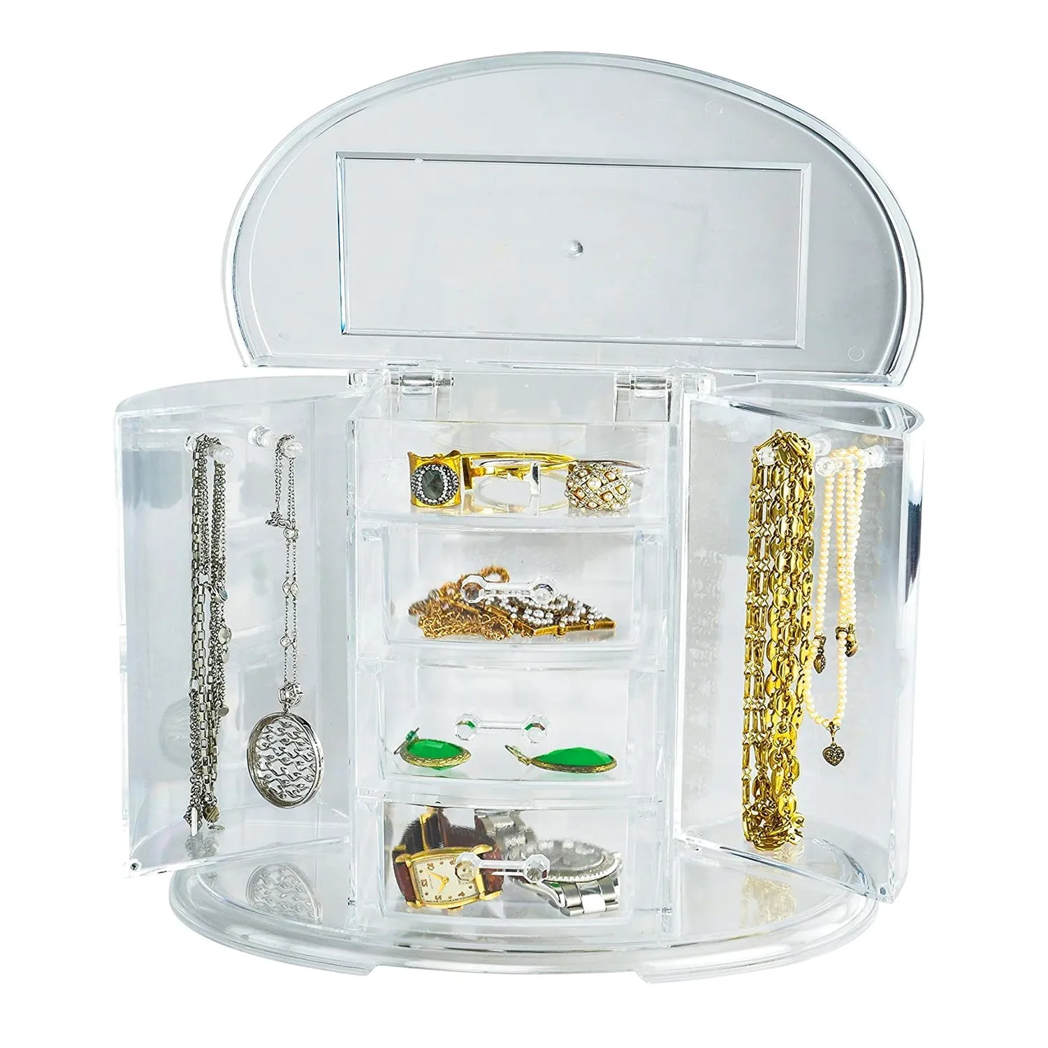 ELLE the Parisians Lifestyle Acrylic Jewelry Organizer