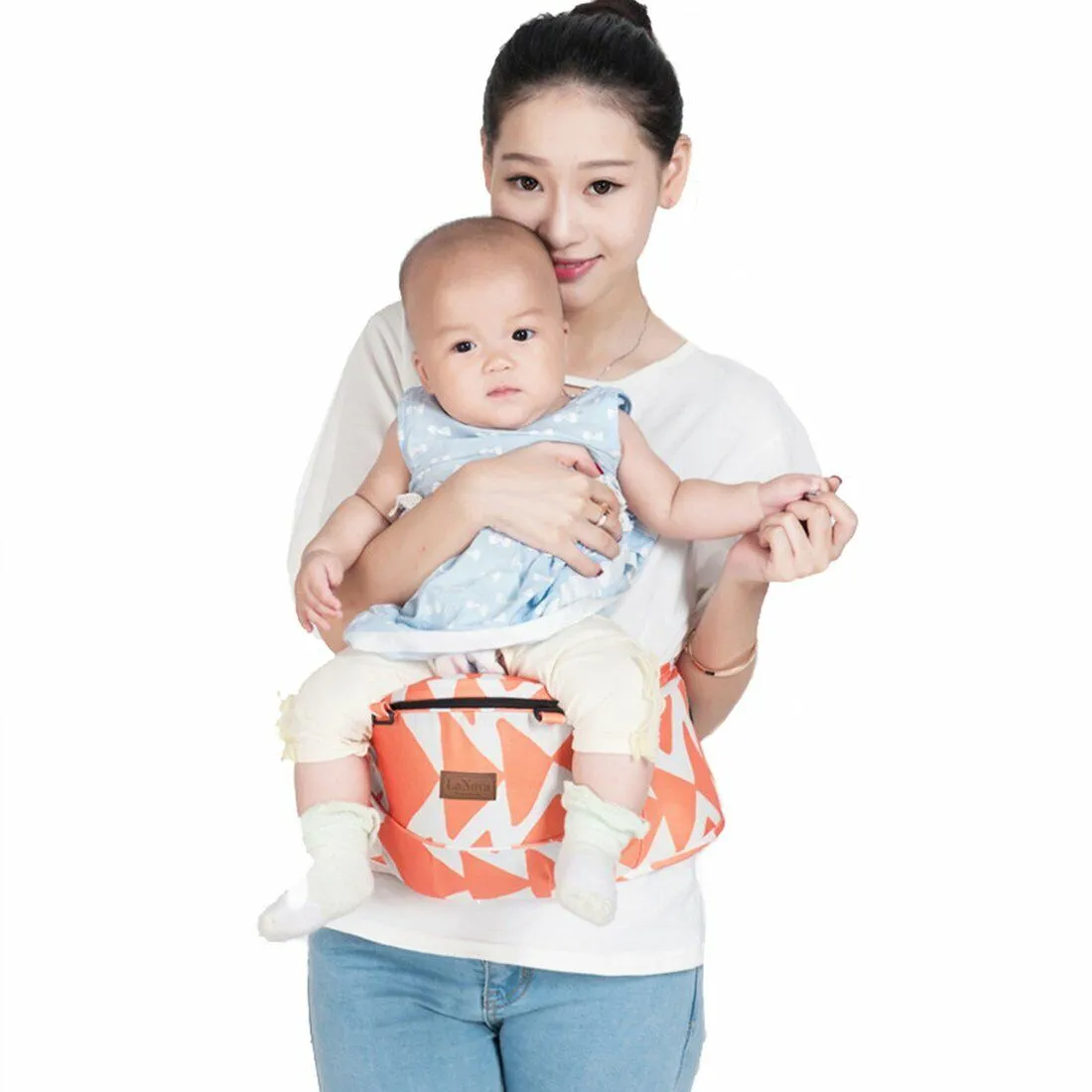 Ergonomic Baby Carrier Backpack with Hip Seat Front and Back for Women and Men