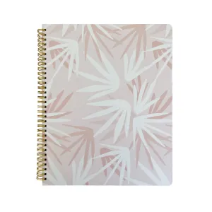 Fan Palm Pink Spiral Notebook