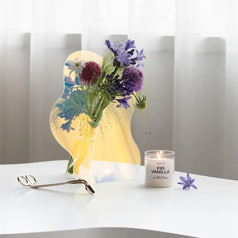 Fantasy Mirror Acrylic Vase and Desktop Organizer