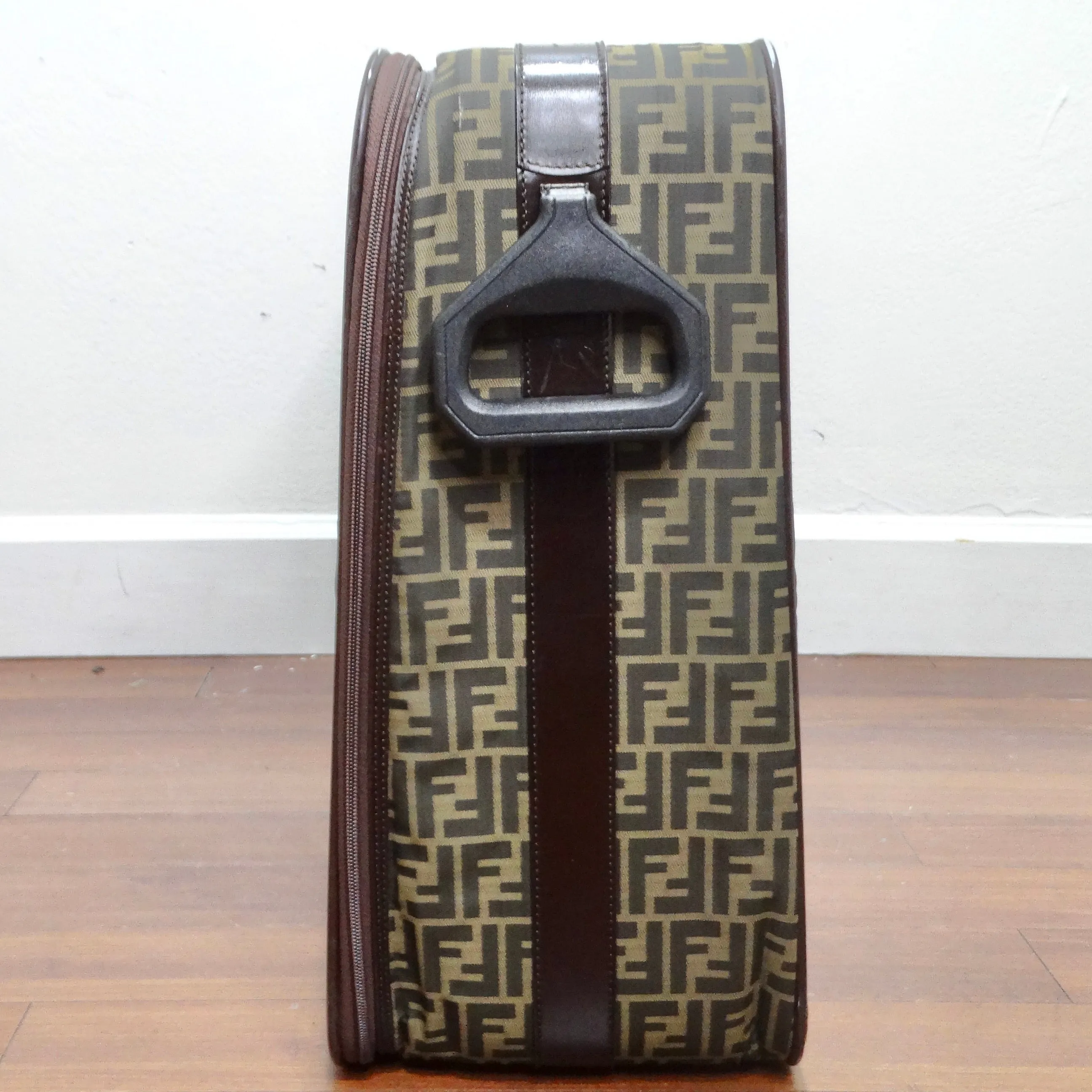 Fendi 1980s Zucca Monogram Suitcase