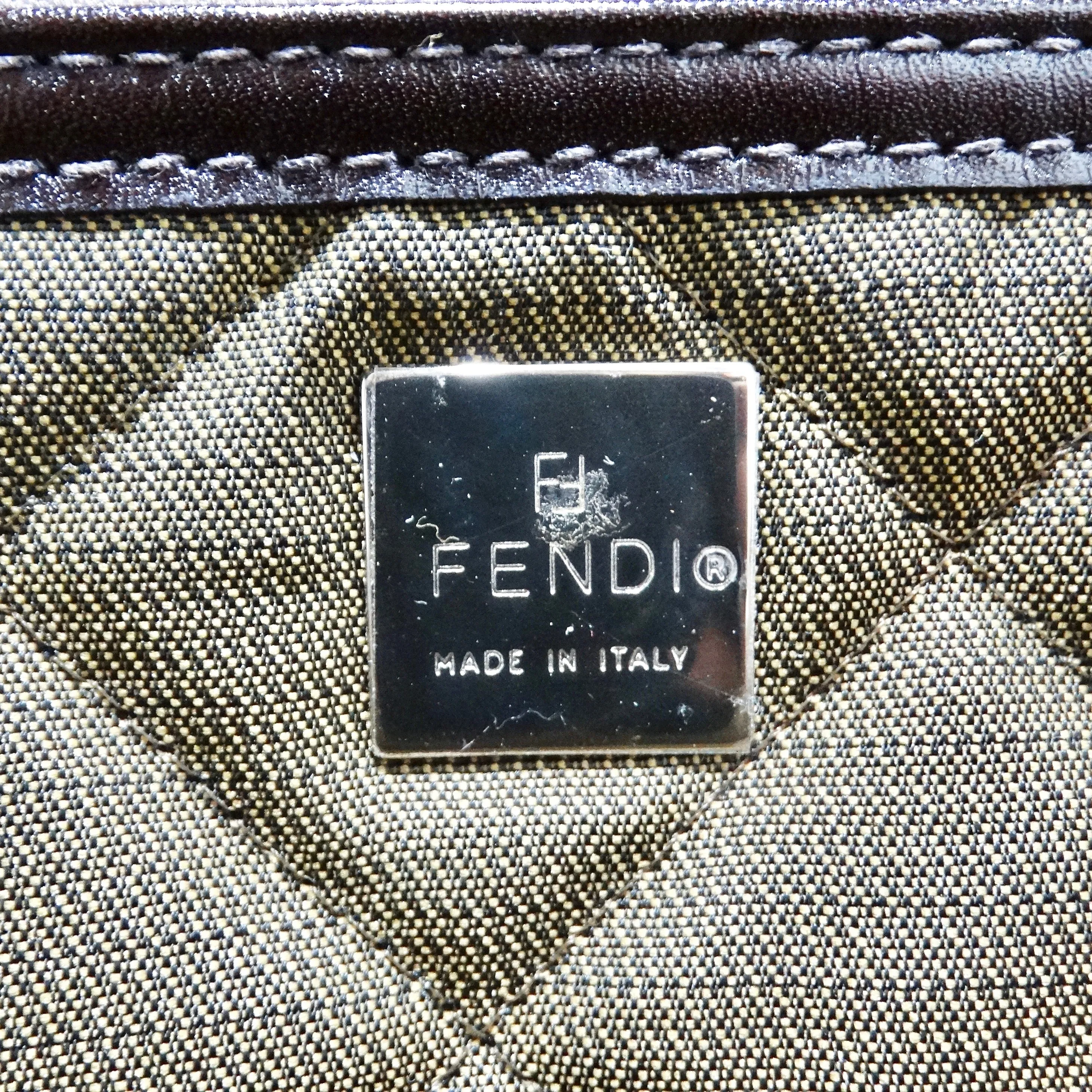 Fendi 1980s Zucca Monogram Suitcase